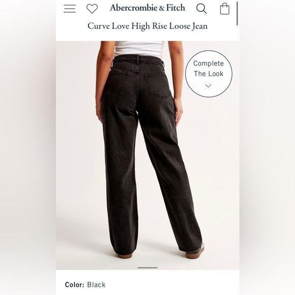 Abercrombie curve love high rise lose jean-size 27 - Picture 2 of 4